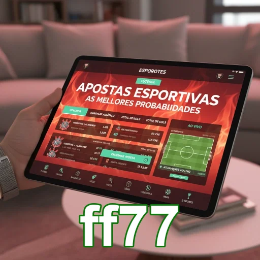 Ilustração de Aproveite o aplicativo cassino da ff77 com segurança e agilidade
