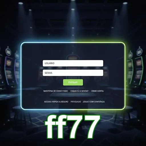 Ilustração de Acesse a plataforma segura do ff77 rapidamente