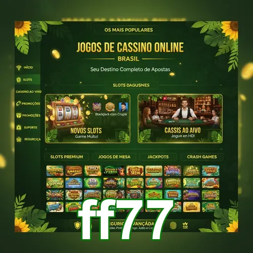 Ilustração de Explore as Promoções e Bônus da ff77 para Jogadores